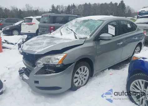 2013 Nissan Sentra S z USA, uszkodzony, nr VIN 3N1AB7APXDL768891